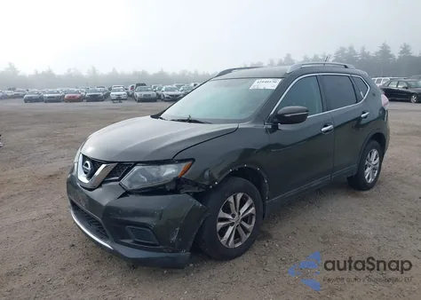 2015 Nissan Rogue Sv из США, поврежденный, VIN 5N1AT2MV9FC896931